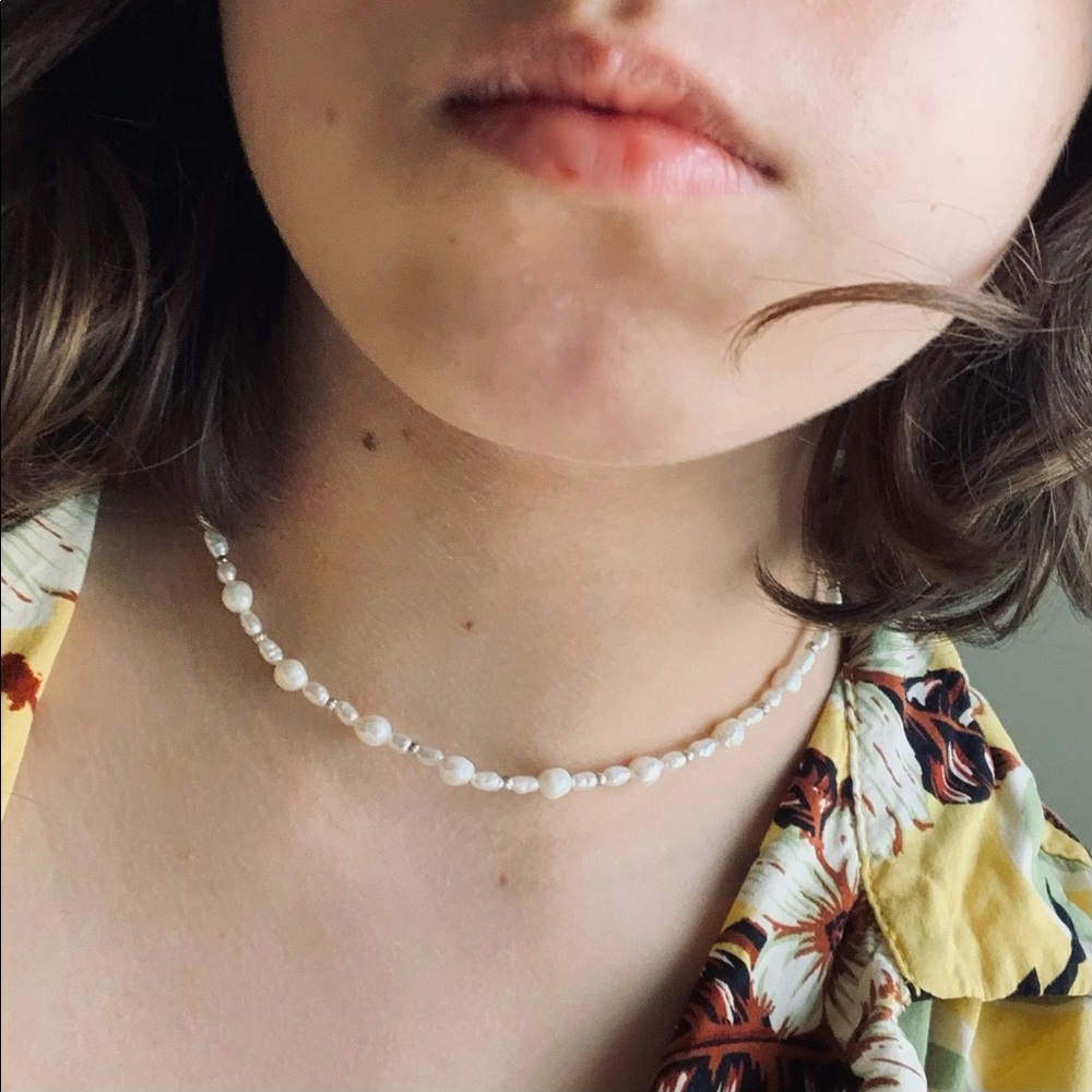 Handmade Pearl Choker